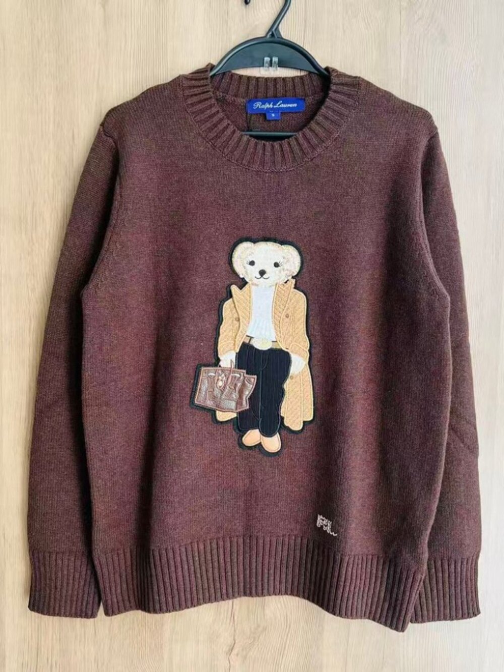 Ralph Lauren Purple Label Bear Cashmere Sweater